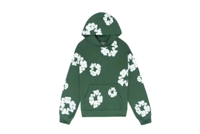 Denim Tears The Cotton Wreath Sweatshirt Green 01