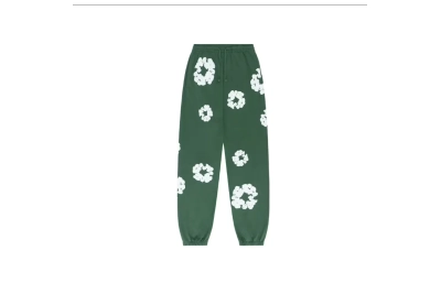 Denim Tears The Cotton Wreath Sweatpants Green 01