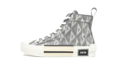 Dior B23 High Top Gray CD Diamond 3SH118ZPP_H868 01