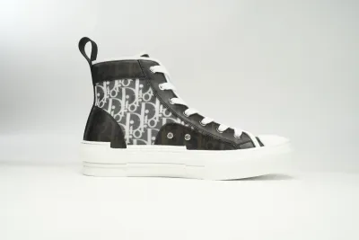 Dior B23 High Black White Oblique 3SH118YJP_H961 02