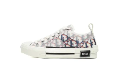 Dior B23 Low Top Red Blue Oblique 3SN249YTG_H563 01