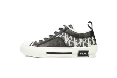 Dior B23 Low Black White Oblique 3SN249YJP_H961 01