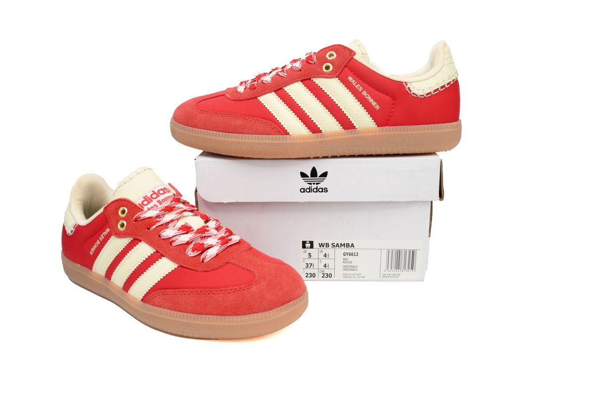 Wales Bonner Adidas Samba Scarlet Reps