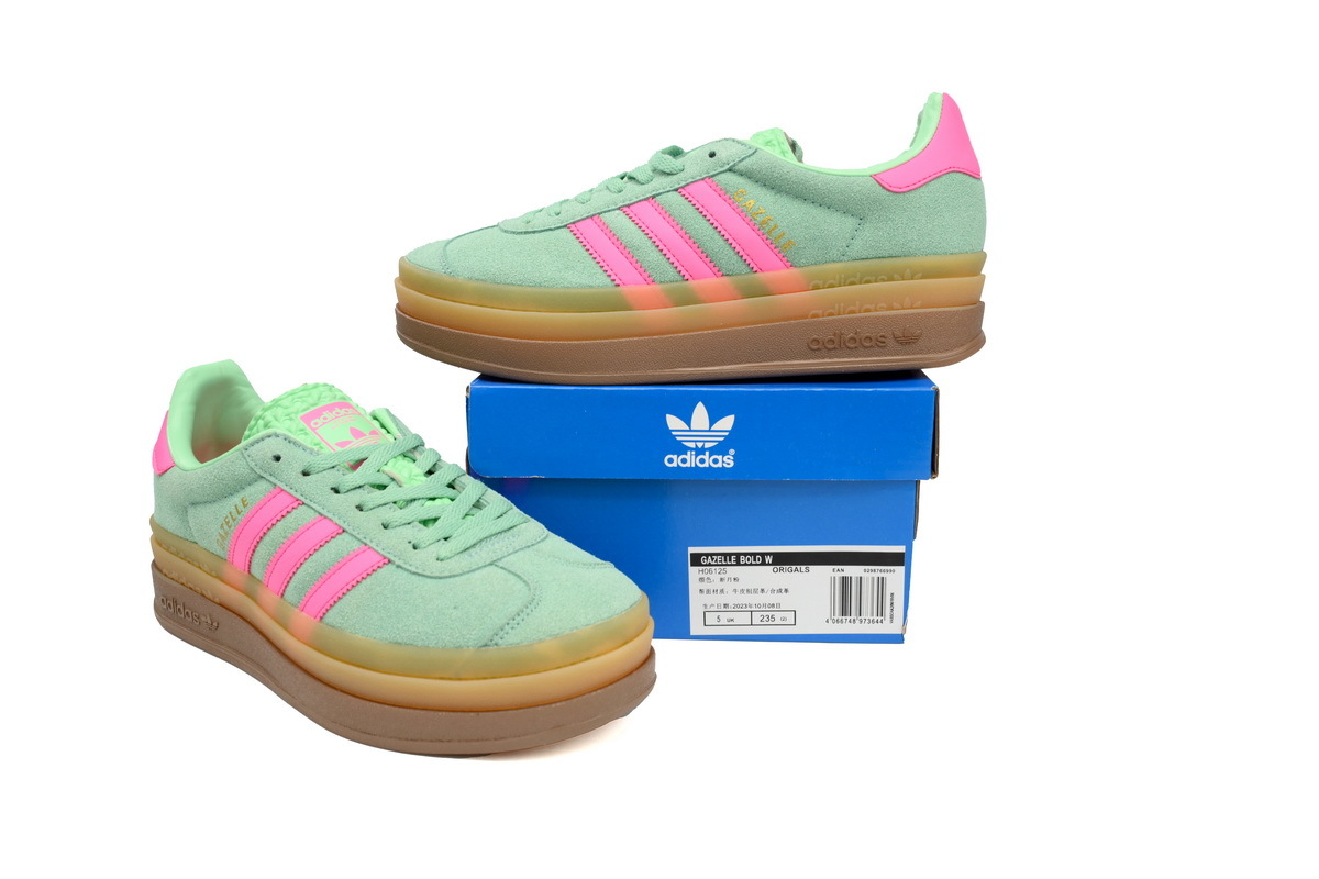 adidas gazelle bold pulse mint pink replica
