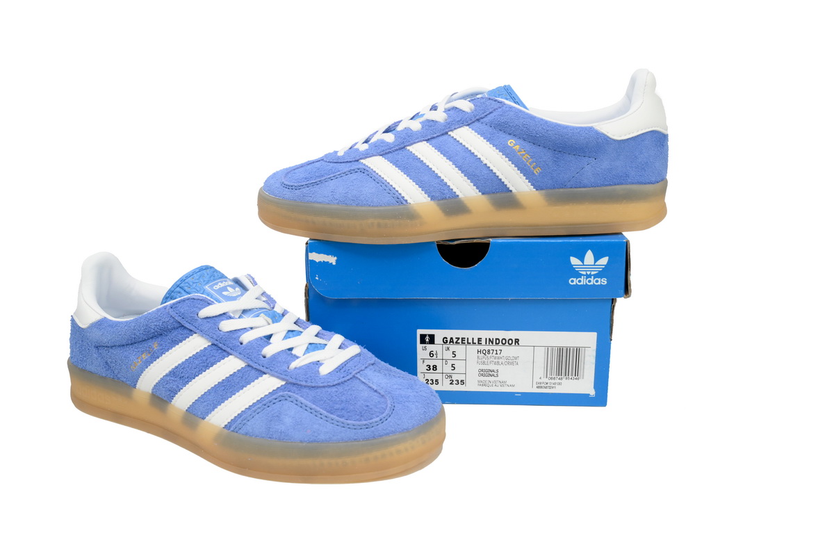 Adidas Gazelle Indoor Blue Fusion Gum Reps