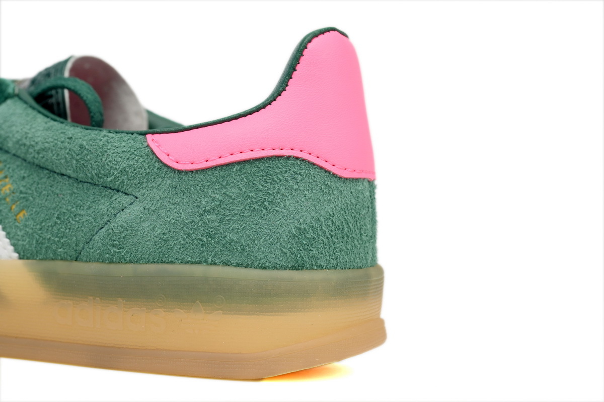 Adidas Gazelle Indoor Collegiate Green Lucid Pink Replica