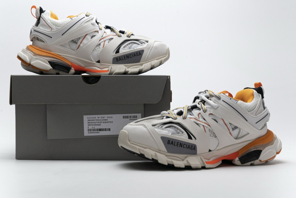 replica white and orange balenciaga