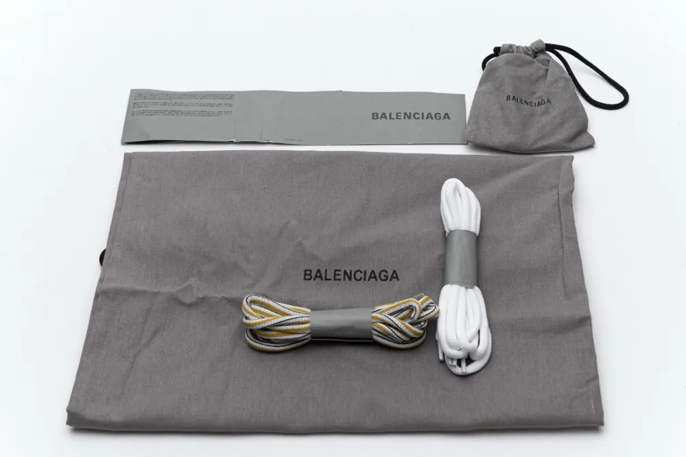 reps balenciaga track white orange