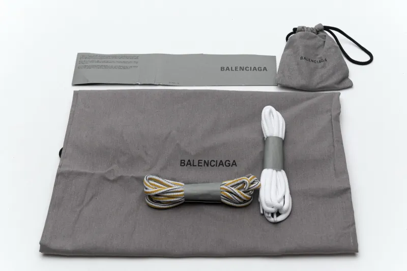 reps balenciaga track white orange