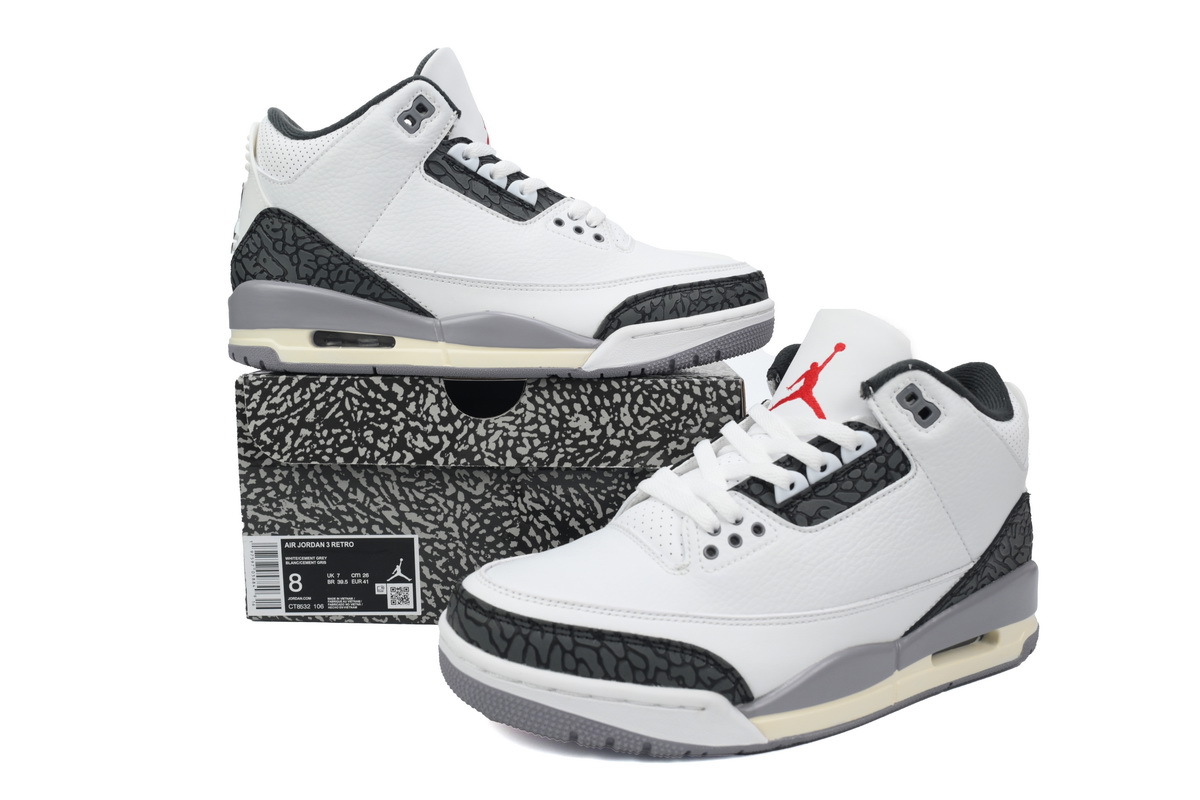 Jordan 3 Cement Grey Reps