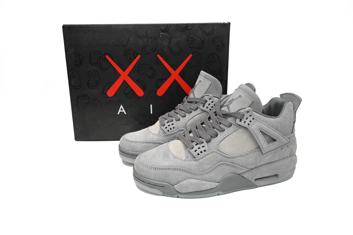 Jordan 4 Kaws Grey Fake