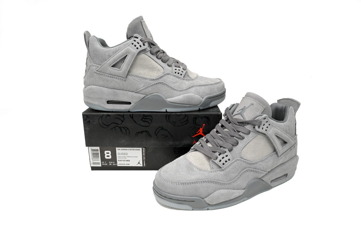 Jordan 4 Kaws Grey Reps