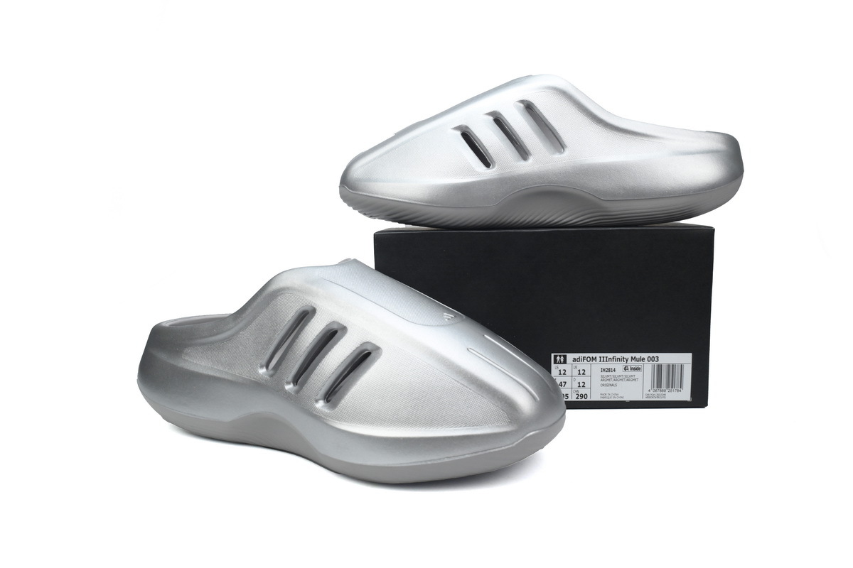 adidas adiFOM IIInfinity Mule Metallic Silver IH2814