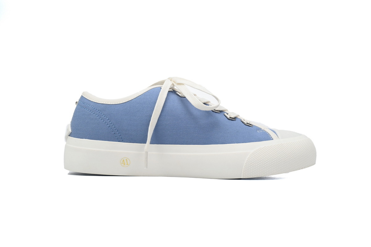 Jimmy Choo Palma Maxi Blue Canvas Platform Trainers Mens RSNOW