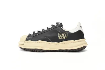Maison Mihara Yasuhiro Blakey OG Sole Vintage Canvas Low Black RSNOW A09FW732 01