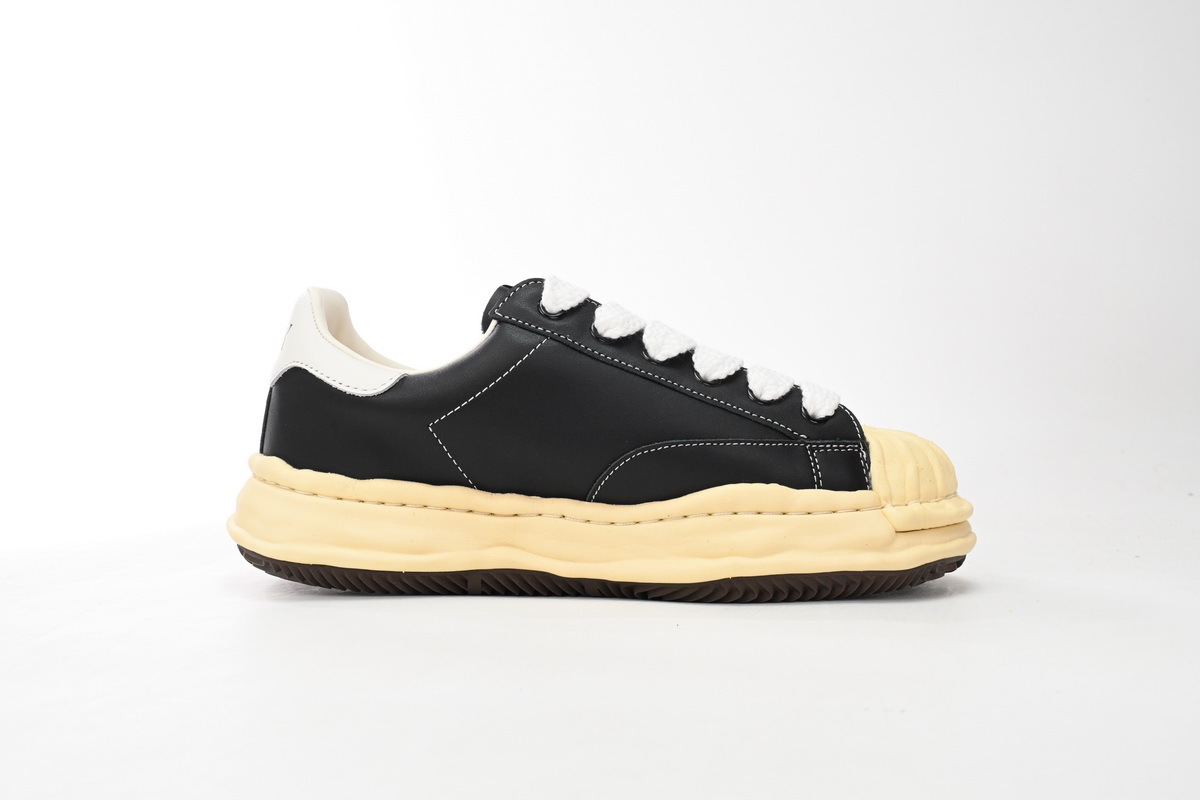 Maison Mihara Yasuhiro Blakey OG Sole Vintage Canvas Low Black NO.784 RSNOW A09FW732