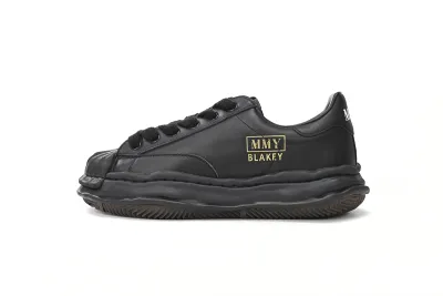 Maison Mihara Yasuhiro Blakey Puffer OG Sole Leather Low Black RSNOW A12FW723 01