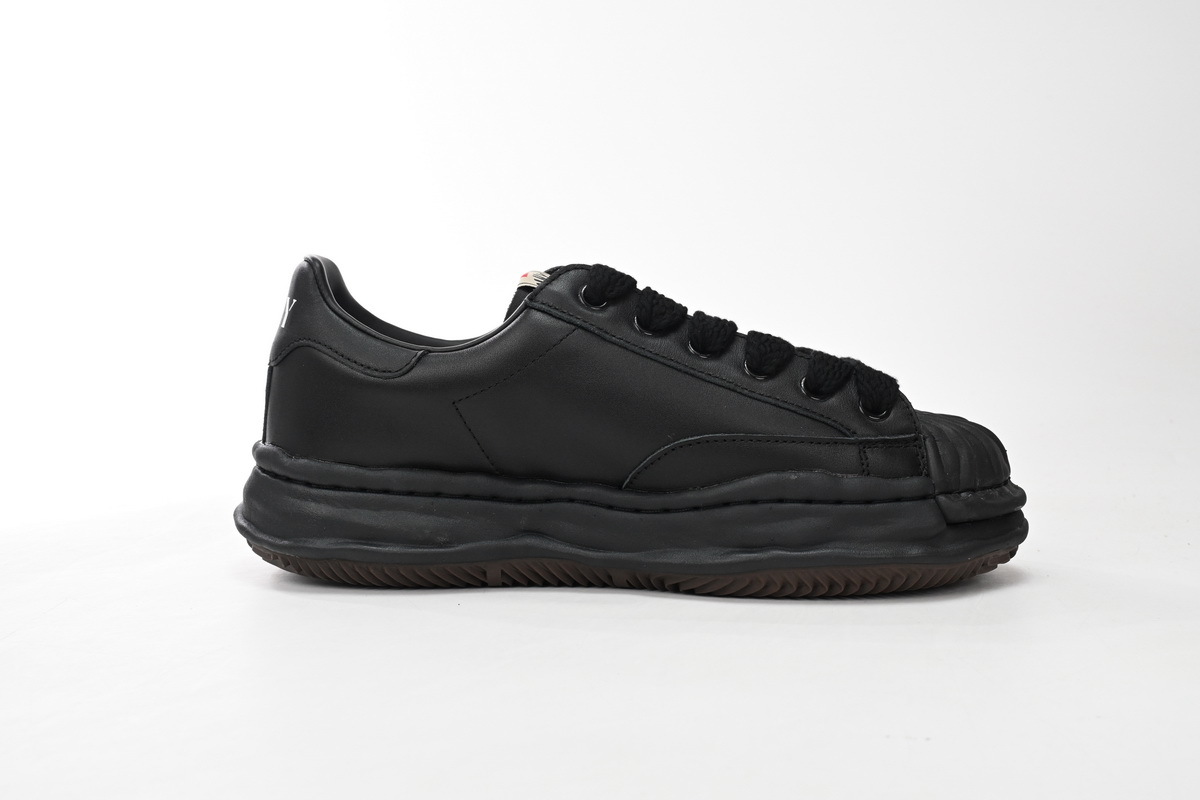 Maison Mihara Yasuhiro Blakey Puffer OG Sole Leather Low Black NO.751 RSNOW A12FW723