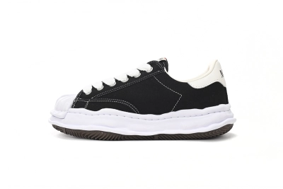 Maison Mihara Yasuhiro Blakey OG Sole Canvas Low Black No Logo NO.703 RSNOW A06FW704 01