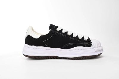 Maison Mihara Yasuhiro Blakey OG Sole Canvas Low Black No Logo NO.703 RSNOW A06FW704 02
