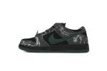 THERE Skateboards x Dunk Low SB Black Gorge Green HF7743-001