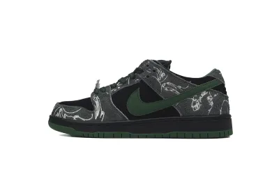 Nike Dunk SB Low THERE Skateboards Black Gorge Green HF7743-001 01
