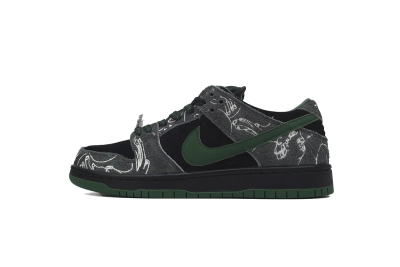 Nike Dunk SB Low THERE Skateboards Black Gorge Green HF7743-001 01
