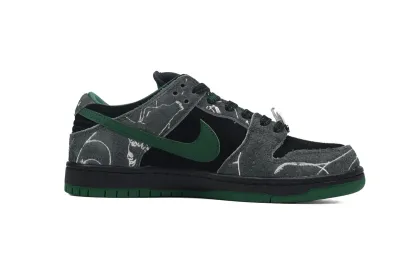 Nike Dunk SB Low THERE Skateboards Black Gorge Green HF7743-001 02