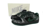 THERE Skateboards x Dunk Low SB Black Gorge Green HF7743-001