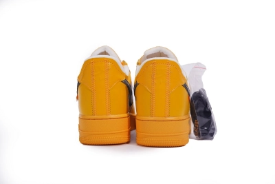 Nike Air Force 1 Low Off White ICA University Gold DD1876-700 02