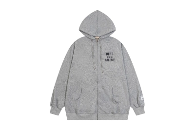 Gallery Dept. Zip Hoodie Grey 01