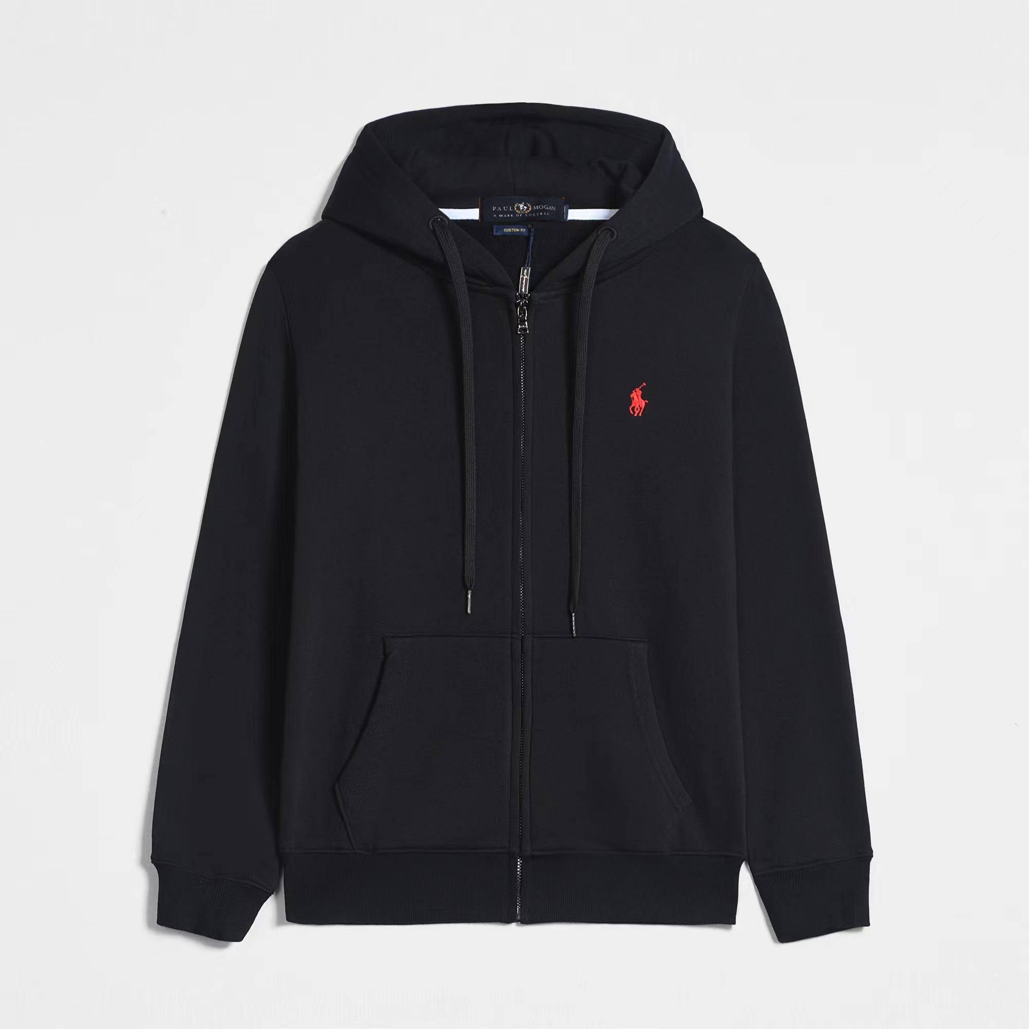 Polo Ralph Lauren Hoodie Black with Black Lace