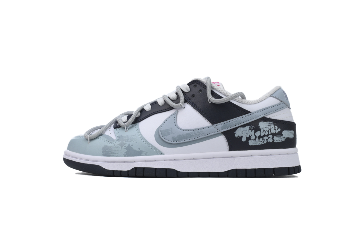 Nike Dunk Low Black Grey Blue FB9109-401