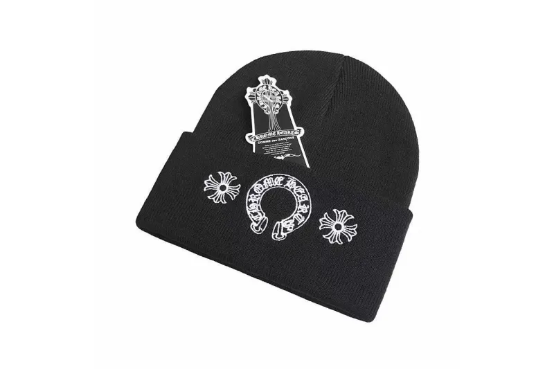 Chrome Hearts Horse Shoe Beanie Black