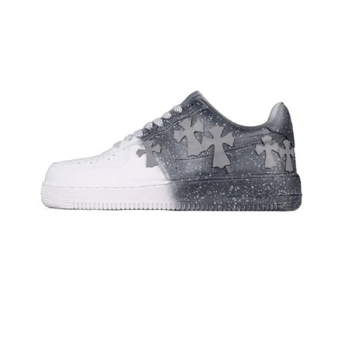 Chrome Hearts x Air Force 1 White & Grey