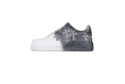 Chrome Hearts x Air Force 1 White & Grey 01