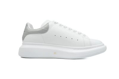 Alexander McQueen Oversized Sneaker Gray Stone Texture Heel 02
