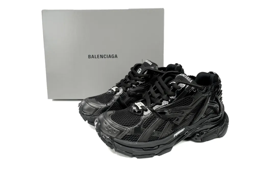 Replica Balenciaga Runner Black