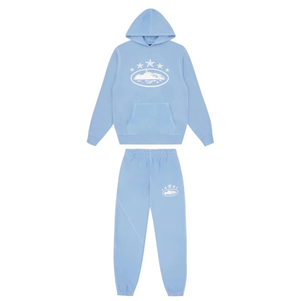 Corteiz 5 Starz Alcatraz Tracksuit Blue