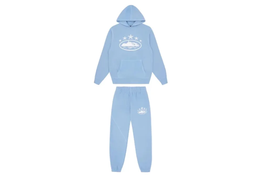 Corteiz 5 Starz Alcatraz Tracksuit Blue