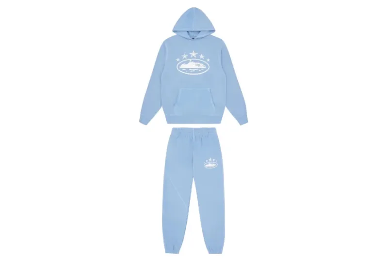 Corteiz 5 Starz Alcatraz Tracksuit Blue