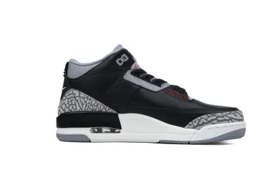 Air Jordan 3 Retro Black Cement Reimagined 2024 Reps Sneakers DN3707-010 02