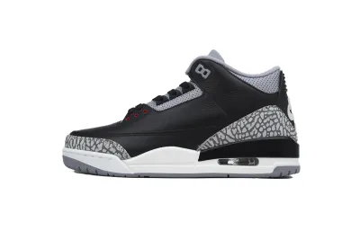 Air Jordan 3 Retro Black Cement Reimagined 2024 Reps Sneakers DN3707-010 01