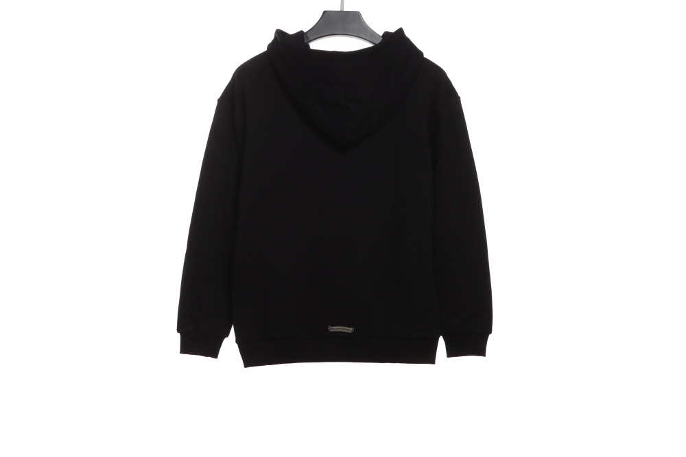 CHROME HEARTS Red Triple Cross Zip Up Hoodie