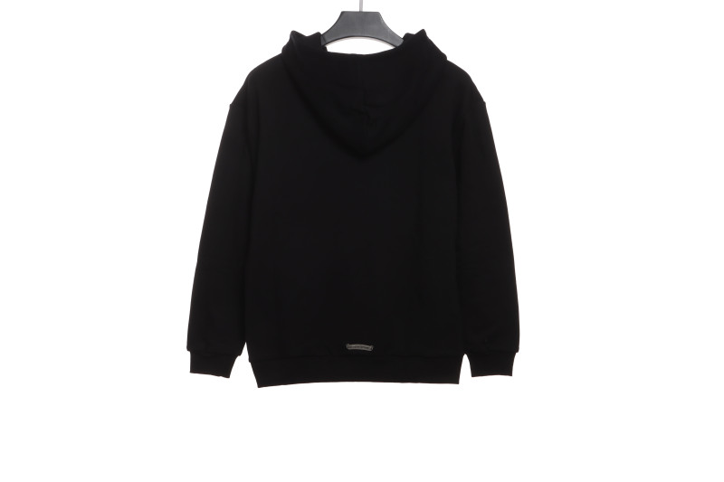 CHROME HEARTS Red Triple Cross Zip Up Hoodie