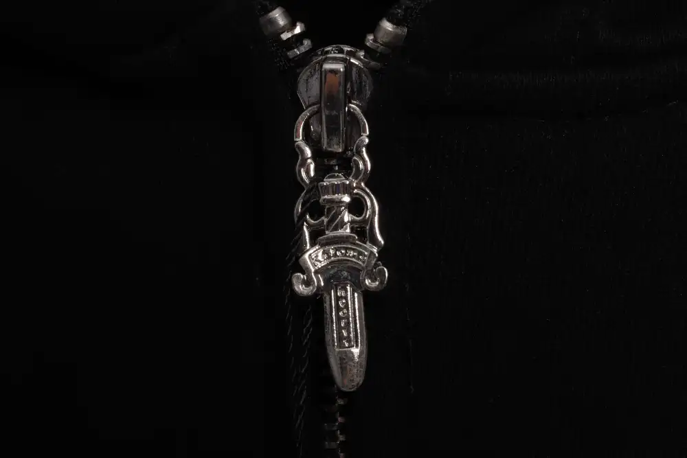 CHROME HEARTS Red Triple Cross Zip Up Hoodie