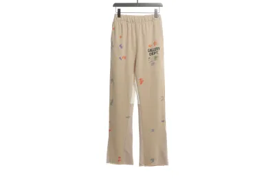Gallery Dept. Painted Flare Sweatpants Beige 01