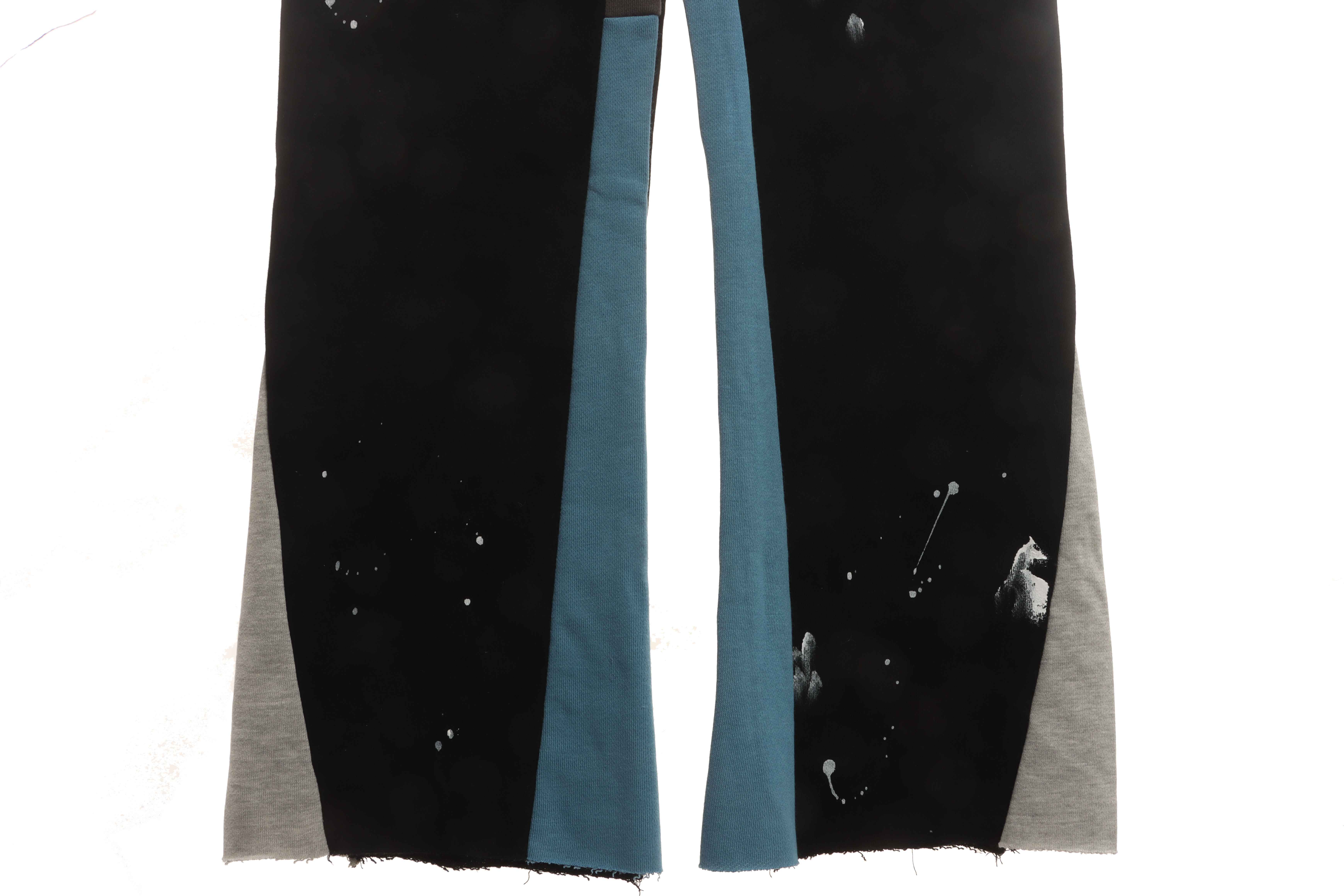 Gallery Dept. Painted Flare Sweatpants Black