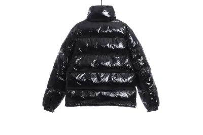 Moncler Lacquered Short Down Jacket Black 02