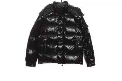 Moncler Maya 70 Short Down Jacket Black 01